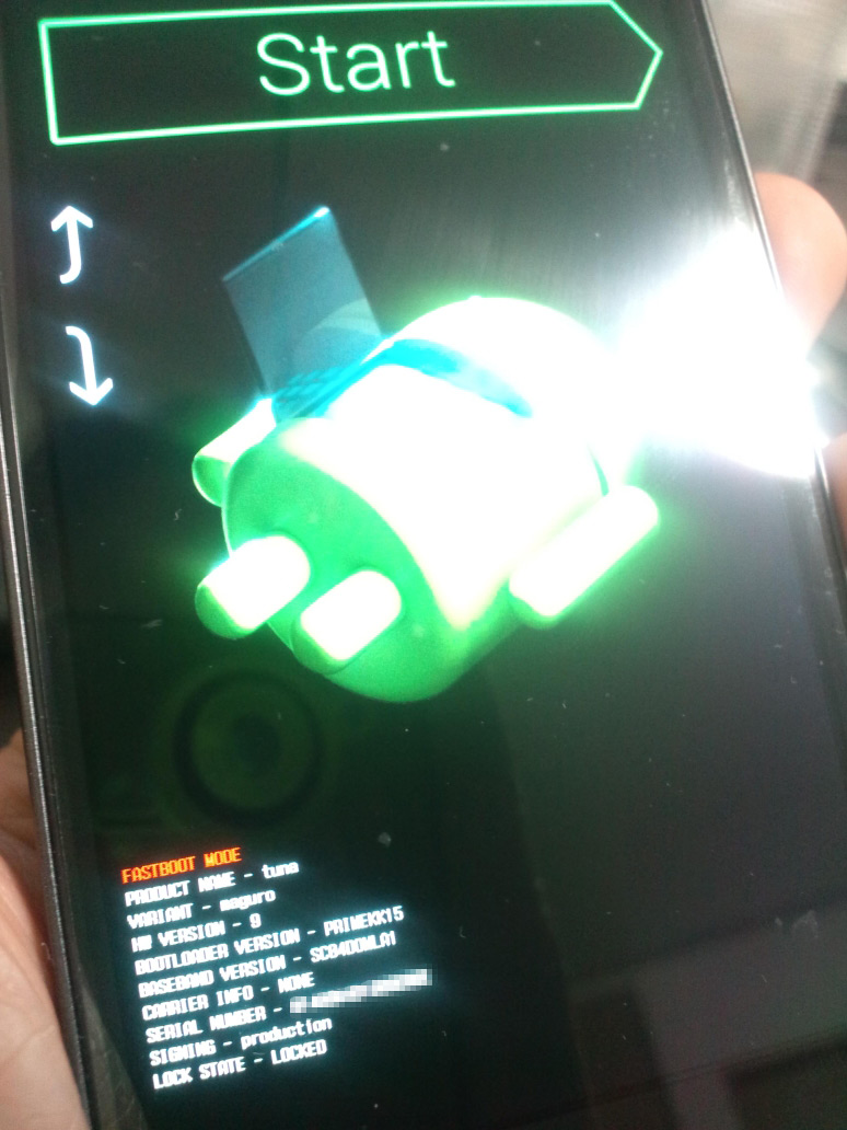 Android4のBootLoaderはまたちょっと違うのね